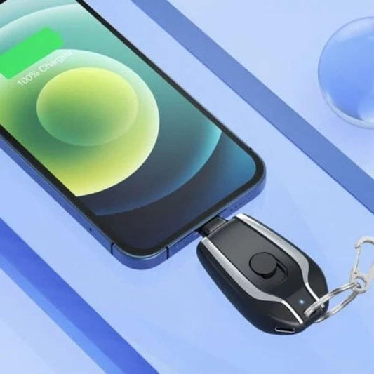 Keychain Charging Cable - Portable USB Charger Key Ring