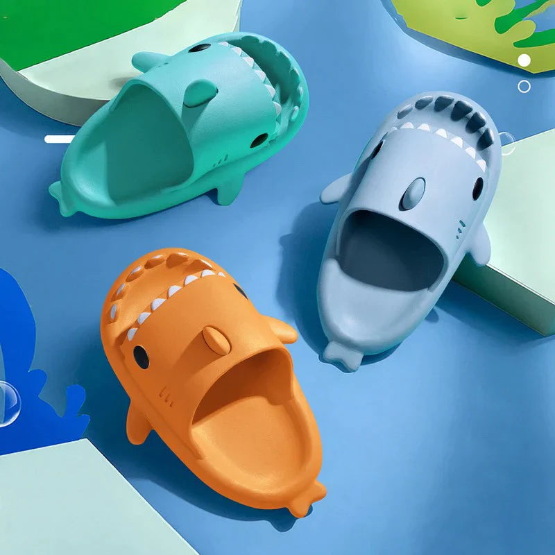 Shark Slides - Comfortable Non-Slip Sandals for Indoor & Outdoor