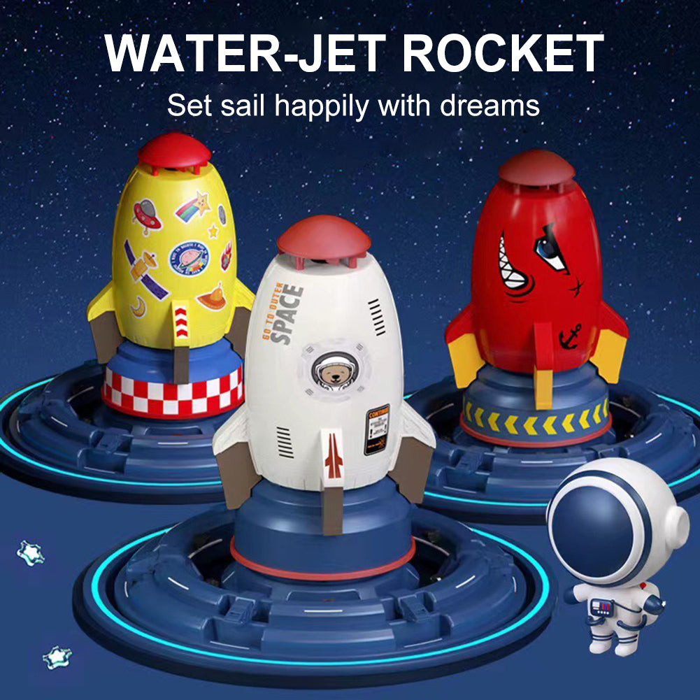 Rocket Sprinkler Toy - Fun Outdoor Water Toy for Kids Garden Play